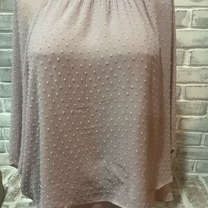DR2 Mauve Textured Women's Blouse